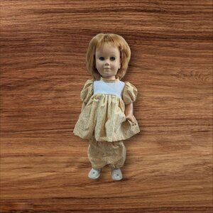 Vintage Mattel 1960 Chatty Cathy Doll 20" Blue Eyes Bobbed Hair no sound